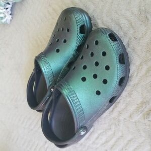 Prismatic crocs black/green